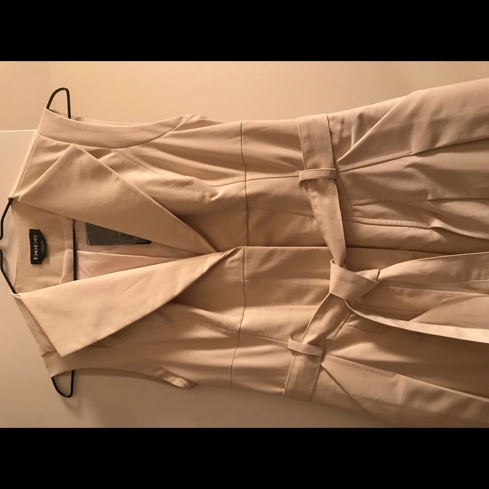 Bebe tan dress jacket - new - size xxs